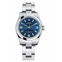 Rolex Oyster Perpetual No Date Stainless Steel Blue dial 176200