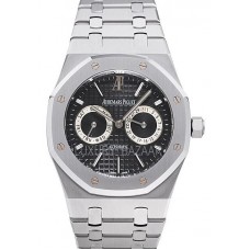 Audemars Piguet Royal Oak Day-Date, Black Dial Stainless Steel on Bracelet 26330.ST.OO.1220ST.01