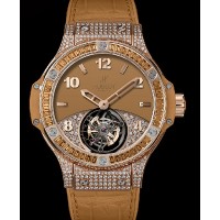 Hublot Big Bang Tutti Frutti Tourbillon Camel Pave  345.PA.5390.LR.0918 