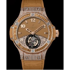 Hublot Big Bang Tutti Frutti Tourbillon Camel Pave  345.PA.5390.LR.0918 