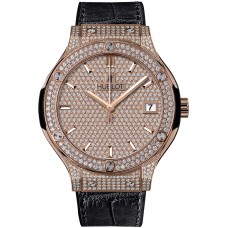 Hublot Classic Fusion King Gold Full Pav茅 38mm 565.OX.9010.LR.1704 
