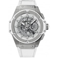 Hublot King Power 48mm Unico Titanium White Mens Watch 701.NE.0127.GR 