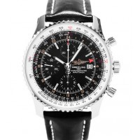 Breitling Navitimer World Black Mens GMT Chronograph A2432212/B726/441X