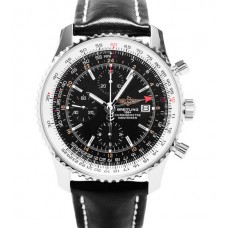 Breitling Navitimer World Black Mens GMT Chronograph A2432212/B726/441X