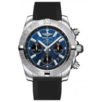 Breitling Chronomat 44 Black Diver Pro Rubber Strap Replica Watch AB011011/C789-131S