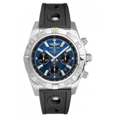 Breitling Chronomat 44 Black Ocean Racer Rubber Strap Replica Watch AB011012/C789-200S