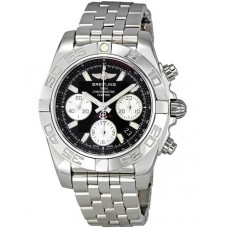 Breitling Chronomat 41 Automatic Black Dial Replica Watch AB014012/BA52