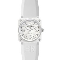 Bell & Ross BR 03-92 White Ceramic Rubber Automatic 42mm Mens Replica Watch