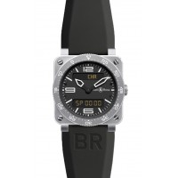 Bell & Ross BR 03 Type Aviation Steel Quartz 42mm Mens Replica Watch