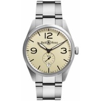 Bell & Ross Vintage BRV 123 Original Beige Bracelet Mens Replica Watch