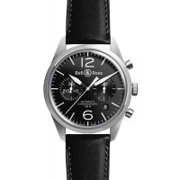 Bell & Ross Vintage BRV 126 Original Black Mens Replica Watch