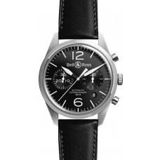 Bell & Ross Vintage BRV 126 Original Black Mens Replica Watch