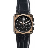 Bell & Ross Chronographe Pink Gold & Carbon BR 01-94
