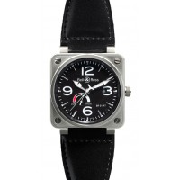 Bell & Ross BR 01-97 Steel Black Power Reserve 46mm Mens Replica Watch