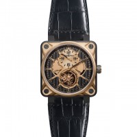 BELL & ROSS BR 01 TOURBILLON PINK GOLD