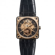 BELL & ROSS BR 01 TOURBILLON PINK GOLD
