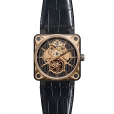 BELL & ROSS BR 01 TOURBILLON PINK GOLD