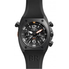 Bell & Ross BR 02-94 CARBON Chronograph 44mm Mens Replica Watch