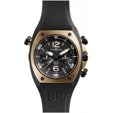 Bell & Ross Chronograph BR 02-94 Pink Gold & Carbon Mens Replica Watch