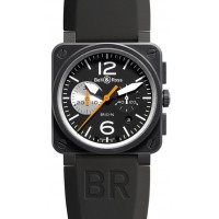 Bell & Ross BR 03-94 Black & White Carbon Chronograph