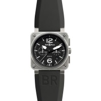 Bell & Ross Steel Chronograph 42mm Mens Replica Watch BR 03-94