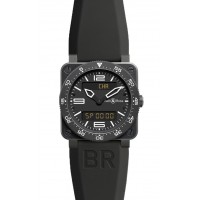 Bell & Ross BR 03 Type Aviation Carbon Quartz 42mm Mens Replica Watch