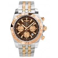 Breitling Chronomat 44 Rose Gold and Steel Replica Watch CB011012/Q576