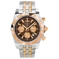 Breitling Chronomat 44 Rose Gold and Steel Replica Watch CB011012/Q576