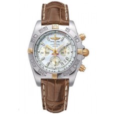 Breitling Chronomat 44 Yellow Gold and Steel Replica Watch IB011012/A698-739P