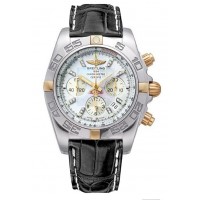 Breitling Chronomat 44 Yellow Gold and Steel Replica Watch IB011012/A698-744P