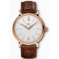Replica IWC Portofino Hand-Wound Pure Classic(Rose Gold)