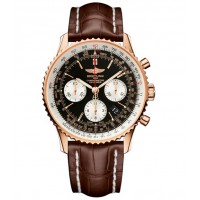 Breitling Navitimer 01 Rose Gold Mens Replica Watch RB012012/BA49/740P