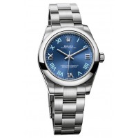 Rolex Oyster Perpetual 31mm Azzuro Blue Dial 177200 replica