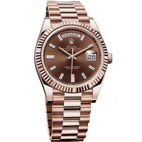 Rolex Oyster Perpetual Day Date 40 228235 Chocolate Dial replica