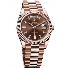 Rolex Oyster Perpetual Day Date 40 228235 Chocolate Dial replica