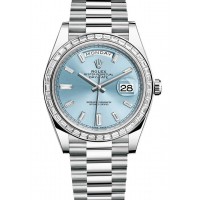 Rolex Oyster Perpetual Day Date 40 228396 replica Blue Dial