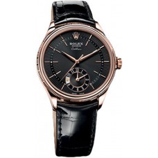 Rolex Cellini Dual Time Everose Gold Watch 50525 replica