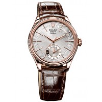 Rolex Cellini Dual Time Everose Gold Watch 50525 replica