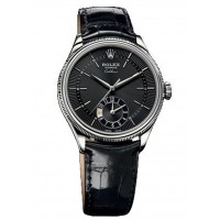 Rolex Cellini Dual Time White Gold Watch 50529 replica