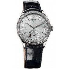 Rolex Cellini Dual Time White Gold Watch 50529 replica