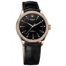 Rolex Cellini Time 50605 Rose Gold & Diamonds replica