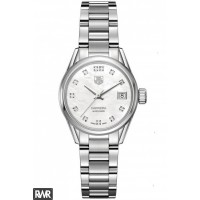TAG Heuer Carrera 28mm White Diamond Dial WAR2414.BA0776 replica watch