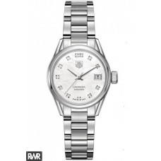 TAG Heuer Carrera 28mm White Diamond Dial WAR2414.BA0776 replica watch