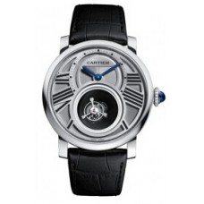 Rotonde de Cartier Double Tourbillon Manual Wind Platinum Men's Watch W1556210