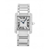 Cartier Tank Francaise Diamonds 18k White Gold Ladies WE100251 Cartier Tank Francaise Diamonds 18k White Gold Ladies WE100251
