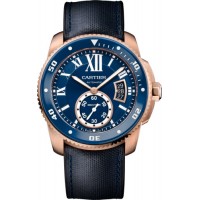 Calibre de Cartier Diver blue watch WGCA0009
