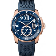 Calibre de Cartier Diver blue watch WGCA0010