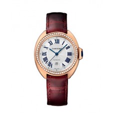 Cartier Cle Flinque Dial Ladies Watch 