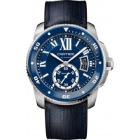 Calibre de Cartier Diver blue watch WSCA0010