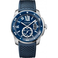 Calibre de Cartier Diver blue watch WSCA0011